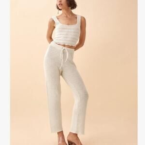 Reformation Rossi Open Knit Pant
